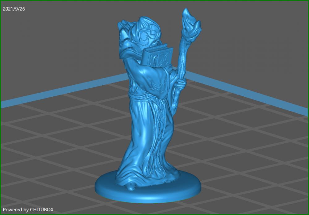 神秘法师3D打印模型