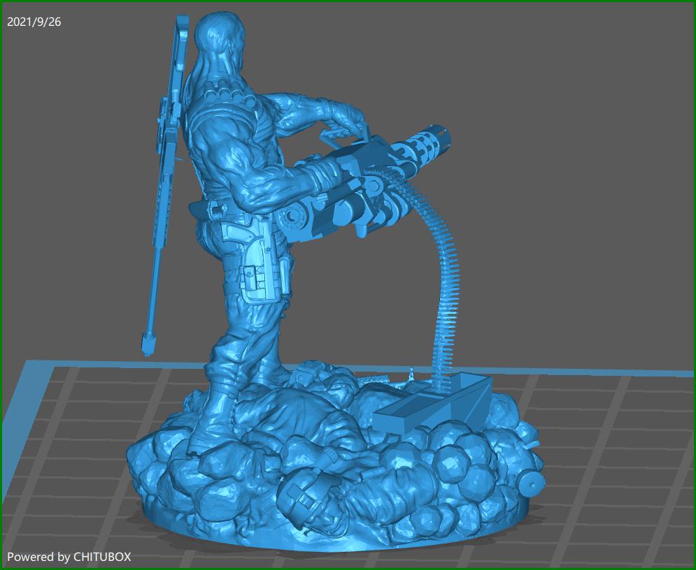 漫威英雄惩罚者3D打印模型