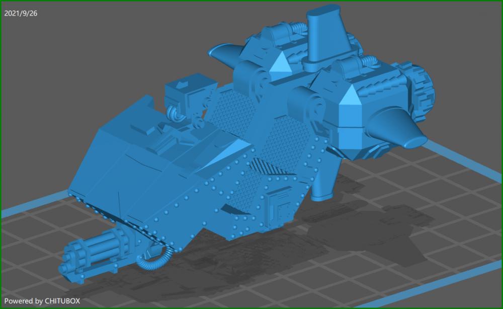 战锤40k兰德速攻艇3D打印模型