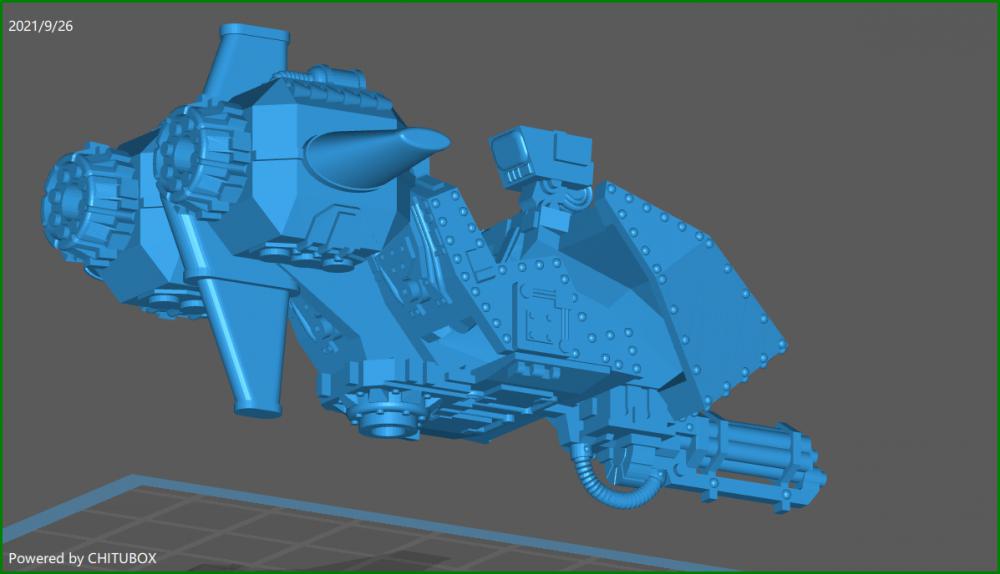 战锤40k兰德速攻艇3D打印模型