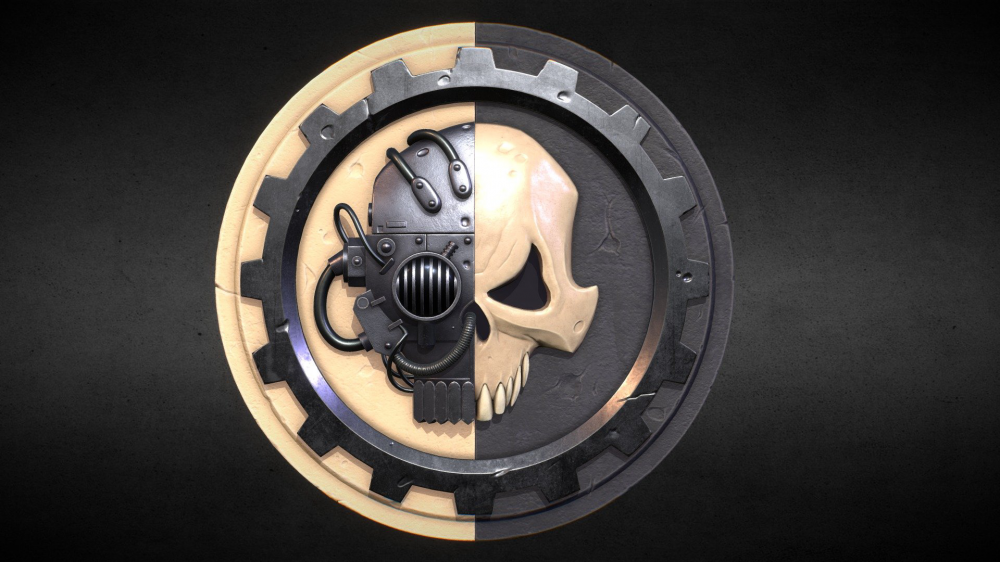 战锤40k机械教徽章