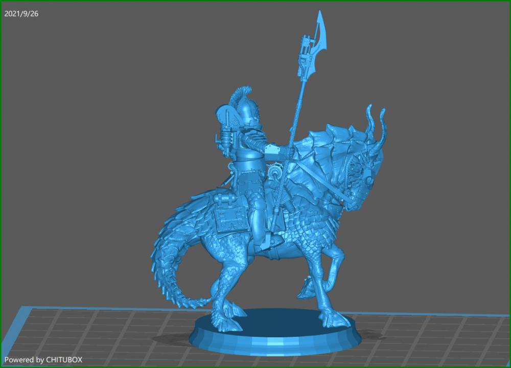 恶魔骑士3D打印模型