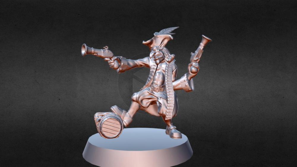 海盗哥布林3D打印模型