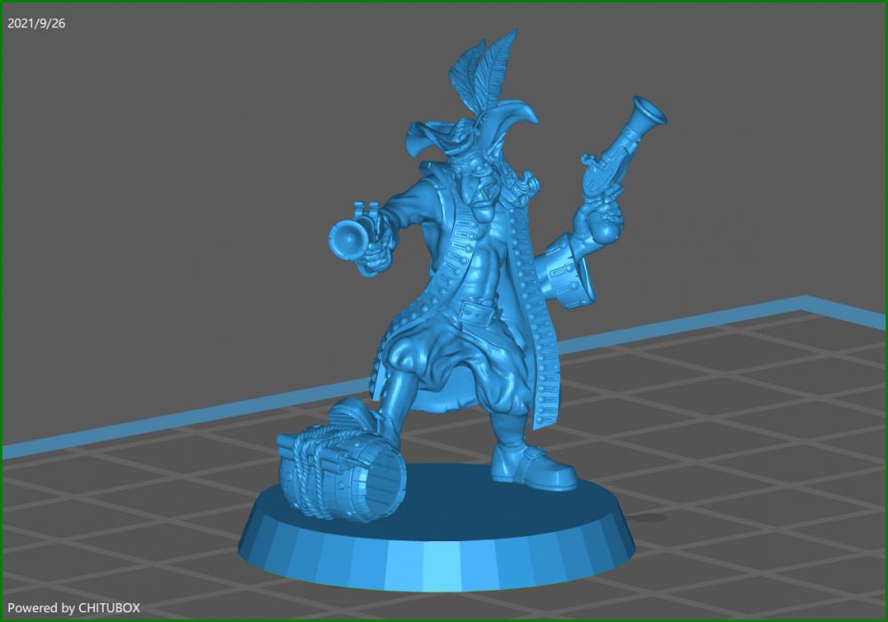 海盗哥布林3D打印模型