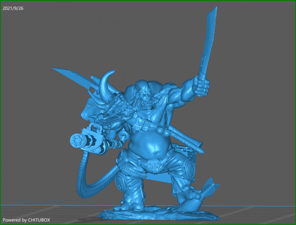 兽人战士3D打印模型