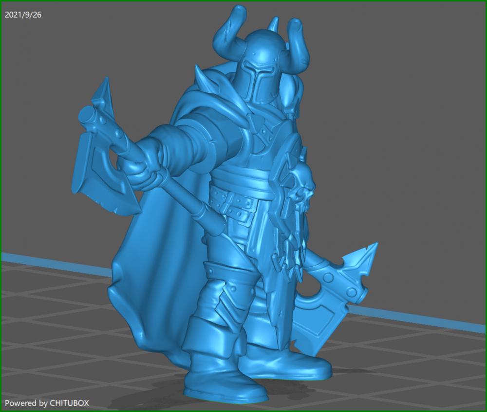 混沌武士3D打印模型