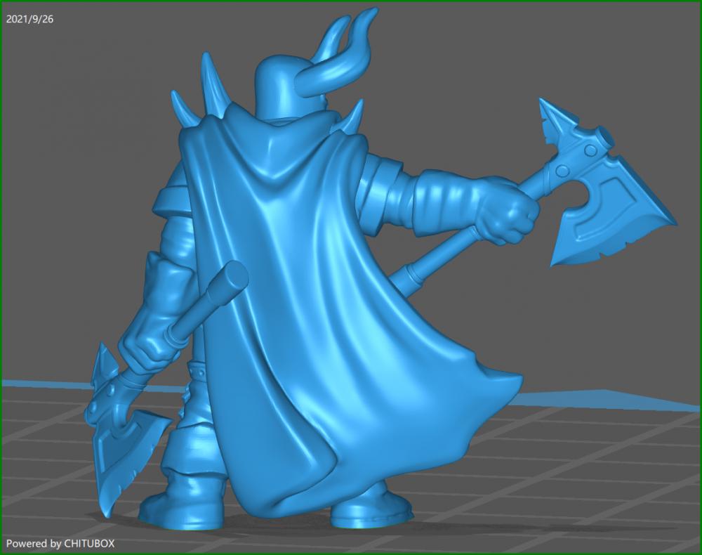 混沌武士3D打印模型