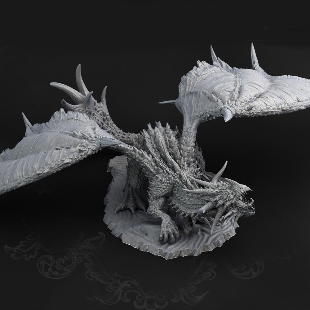 沙漠巨龙3D打印模型