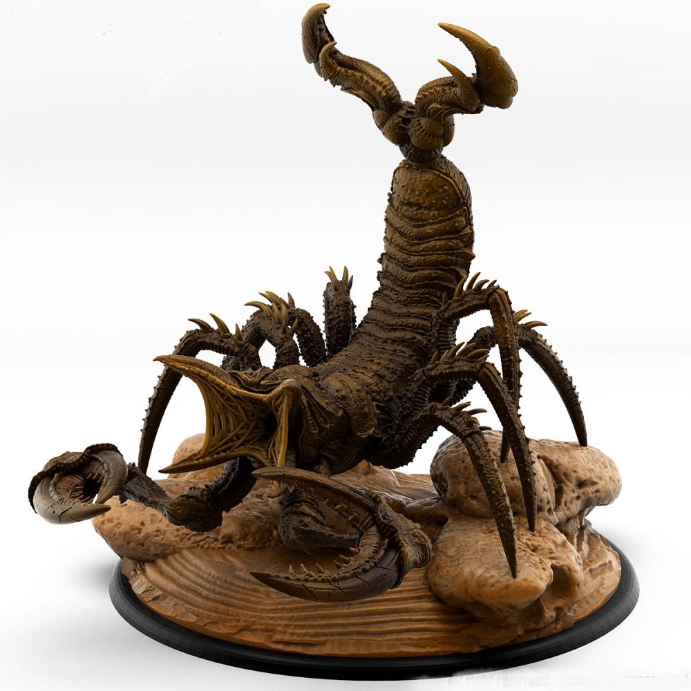 沙漠巨蝎3D打印模型