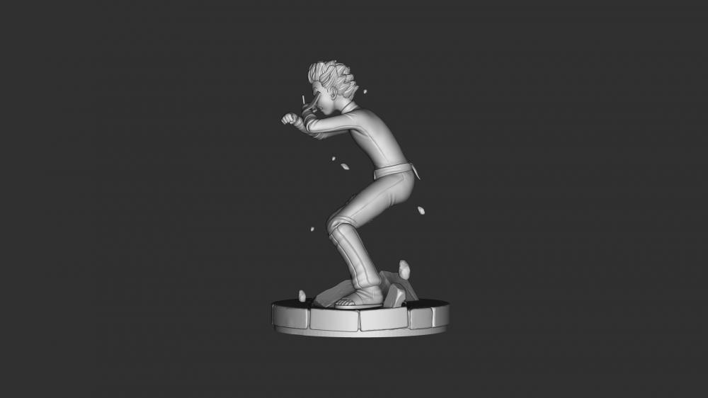 李洛克 火影忍者3D打印模型