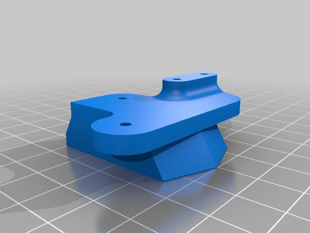 创想三维Ender系列E轴喷头固定板3D打印模型