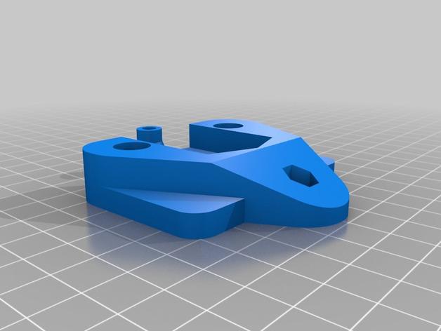 创想三维Ender系列E轴喷头固定板3D打印模型