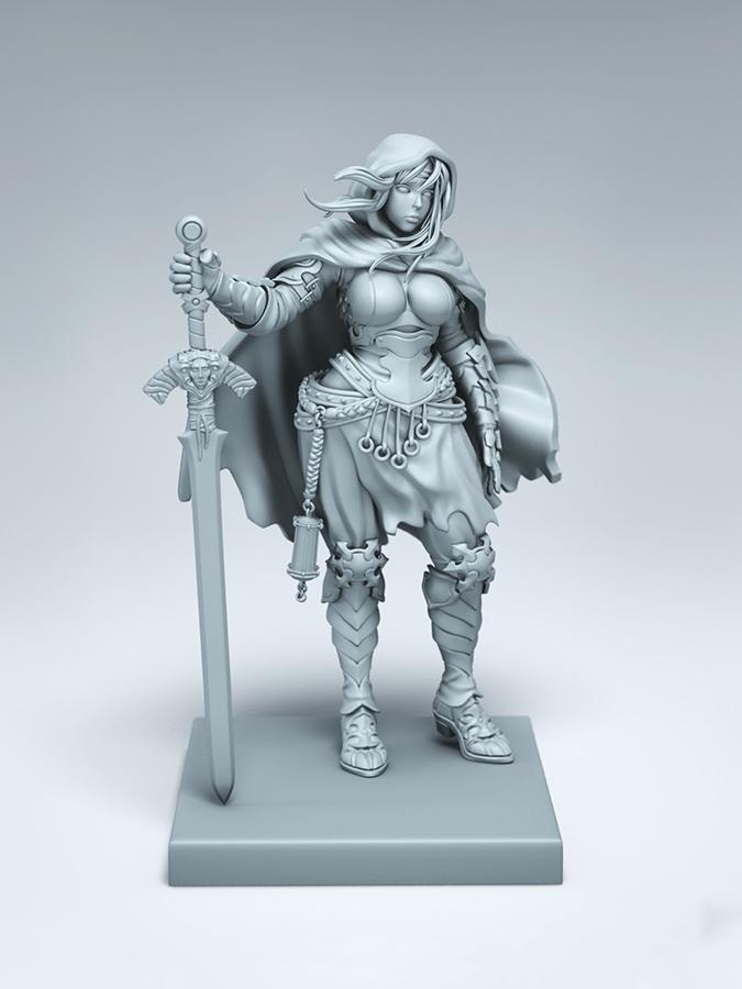 死亡国度 暮光骑士3D打印模型
