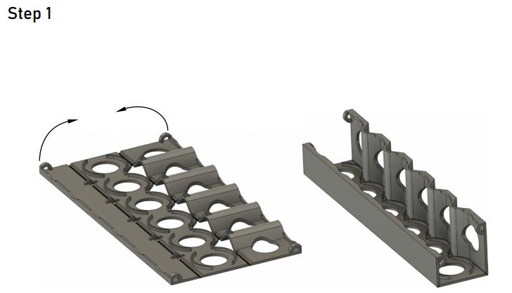 折叠颜料架3D打印模型