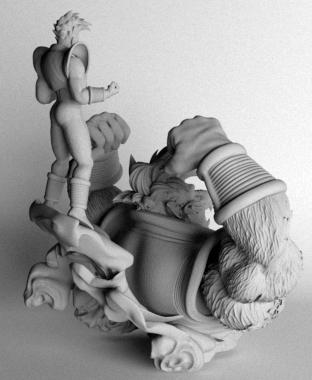 贝比 贝吉塔3D打印模型