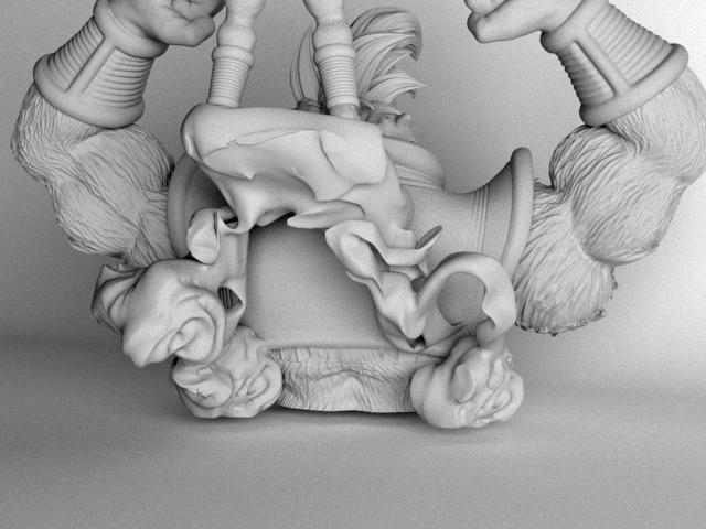 贝比 贝吉塔3D打印模型