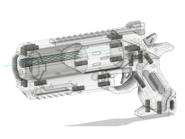 顶点传奇僚机枪3D打印模型