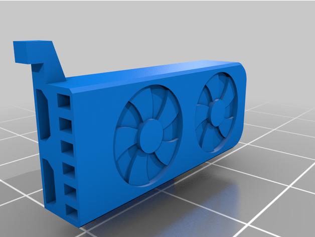 1/10比例微型电脑(带内部组件)3D打印模型