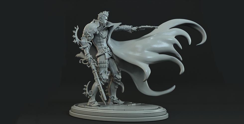 恶魔猎人3D打印模型