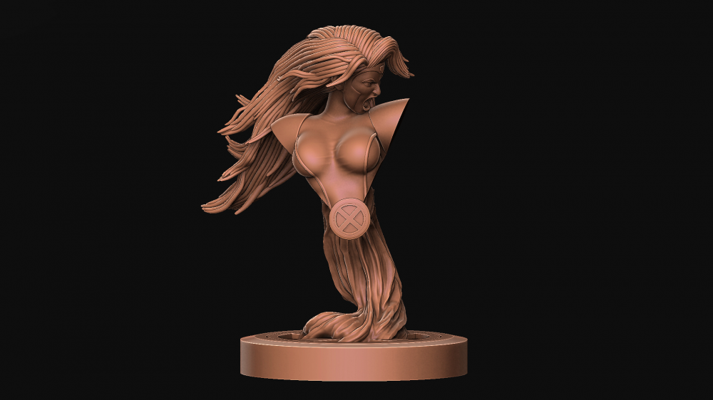 凤凰女 胸雕3D打印模型