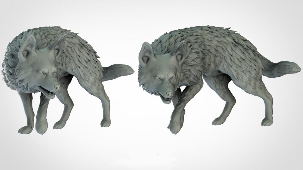 动物系列 狐狸3D打印模型