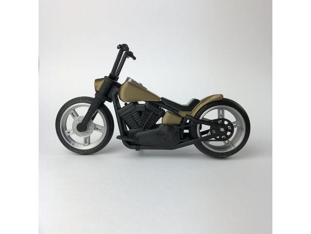 哈雷戴维森-定制胖男孩风格3D打印模型