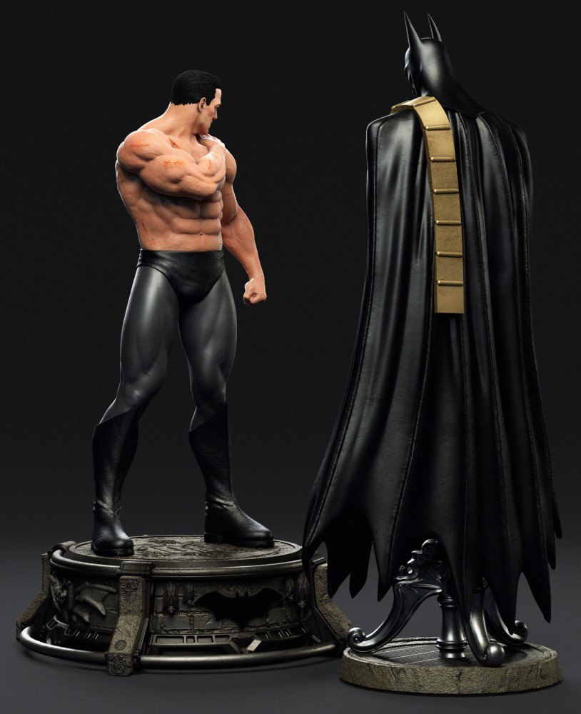 蝙蝠侠与他的战衣3D打印模型