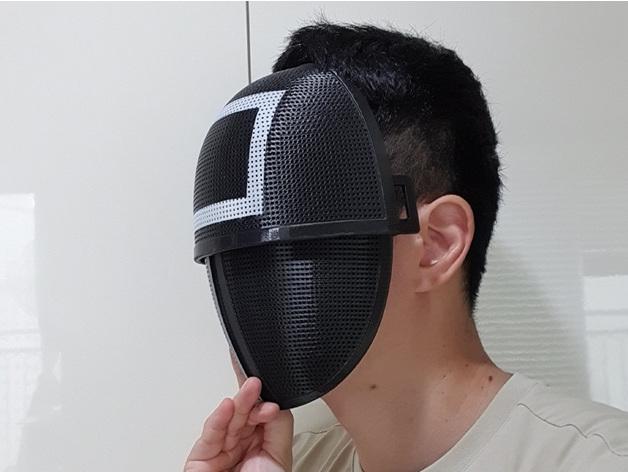 鱿鱼游戏 mask3D打印模型