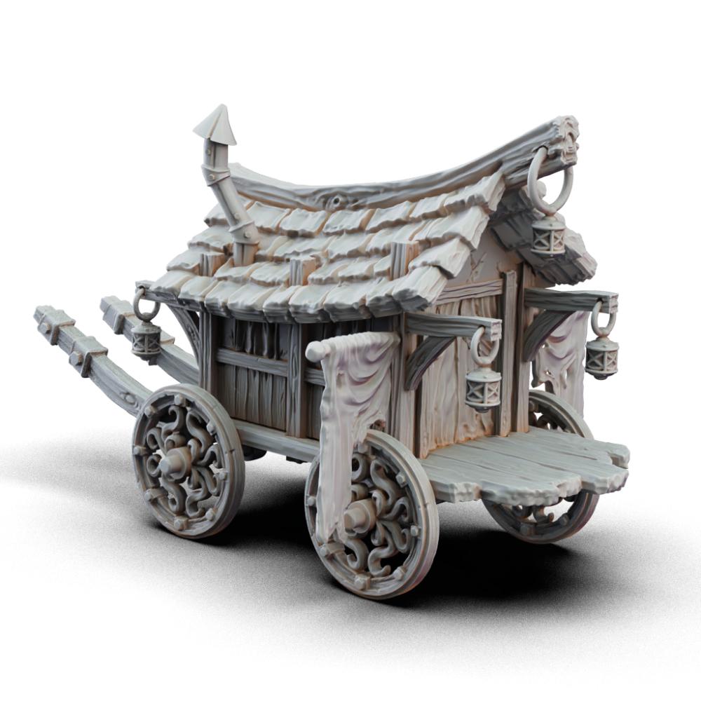 木偶戏系列 车屋3D打印模型