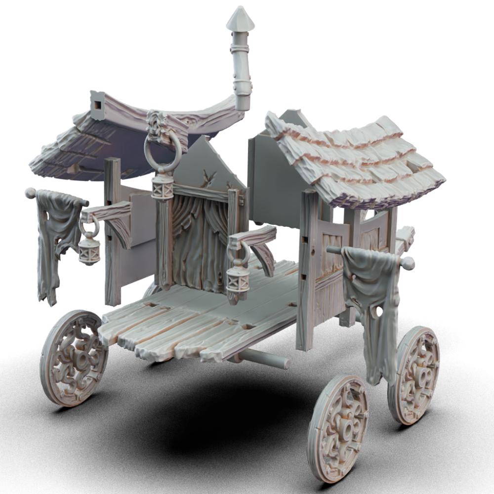 木偶戏系列 车屋3D打印模型