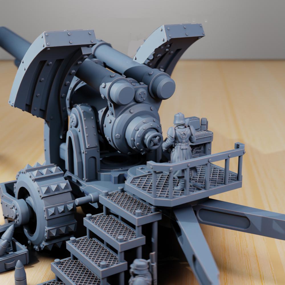 高射火炮3D打印模型