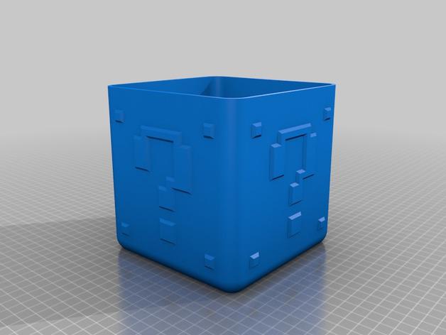神秘箱子版花盆3D打印模型