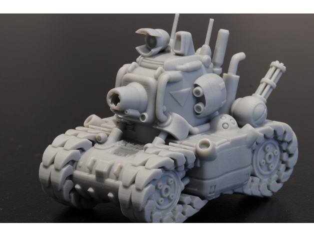 合金弹头坦克载具SV0013D打印模型