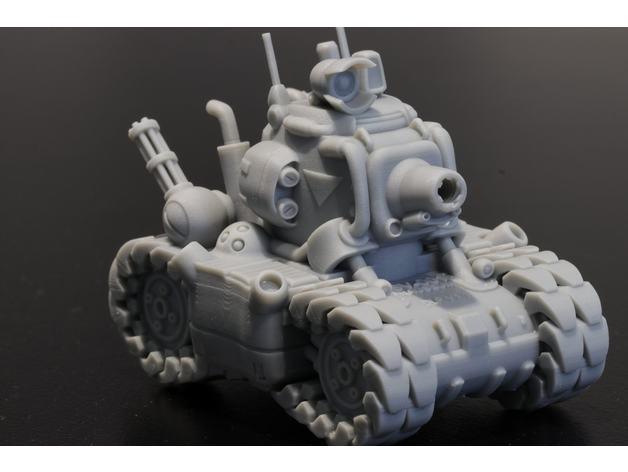 合金弹头坦克载具SV0013D打印模型