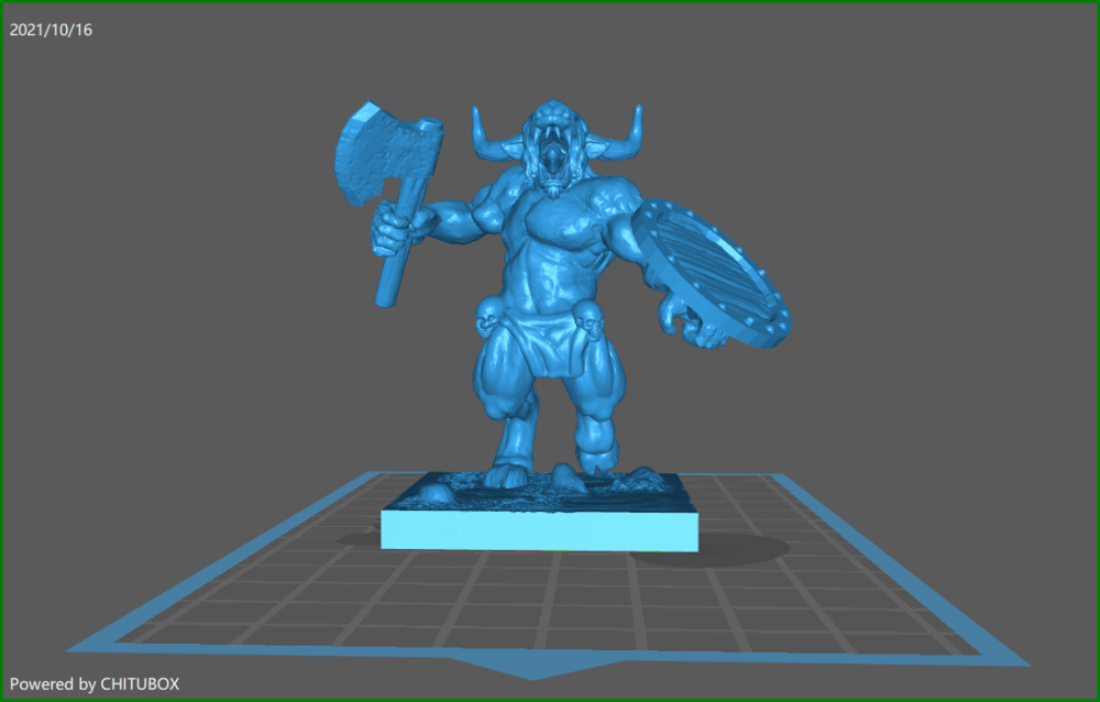恶魔战士3D打印模型