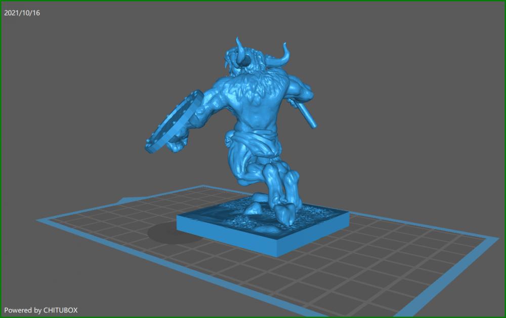 恶魔战士3D打印模型