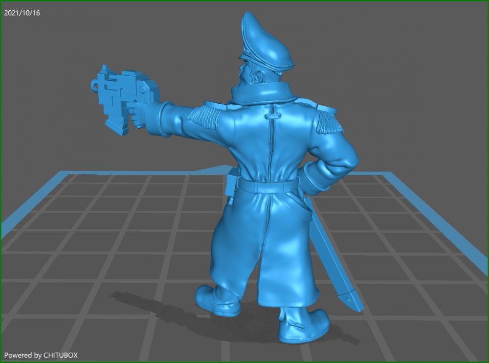 战锤40k星界军政委3D打印模型