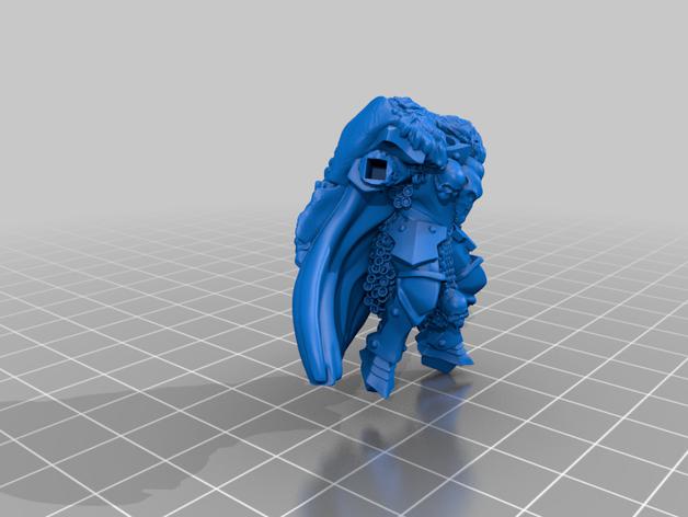 战锤混沌英雄3D打印模型