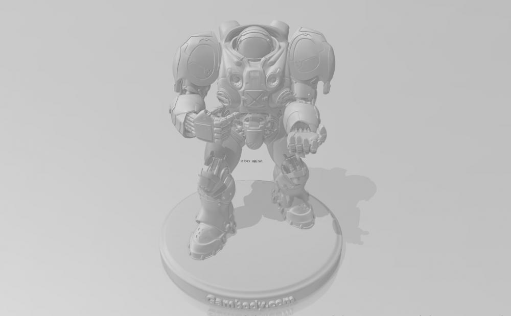 星际争霸机枪兵3D打印模型