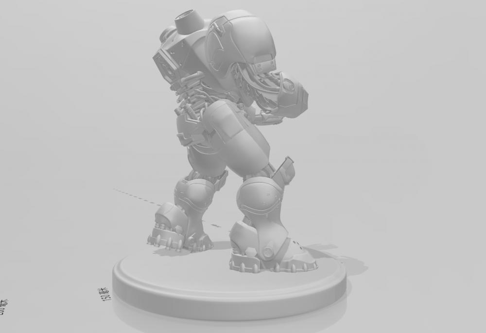 星际争霸机枪兵3D打印模型