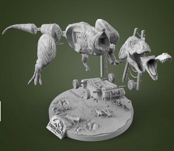 侏罗纪世界 霸王龙3D打印模型