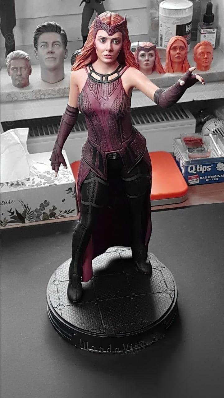 绯红女巫 旺达3D打印模型