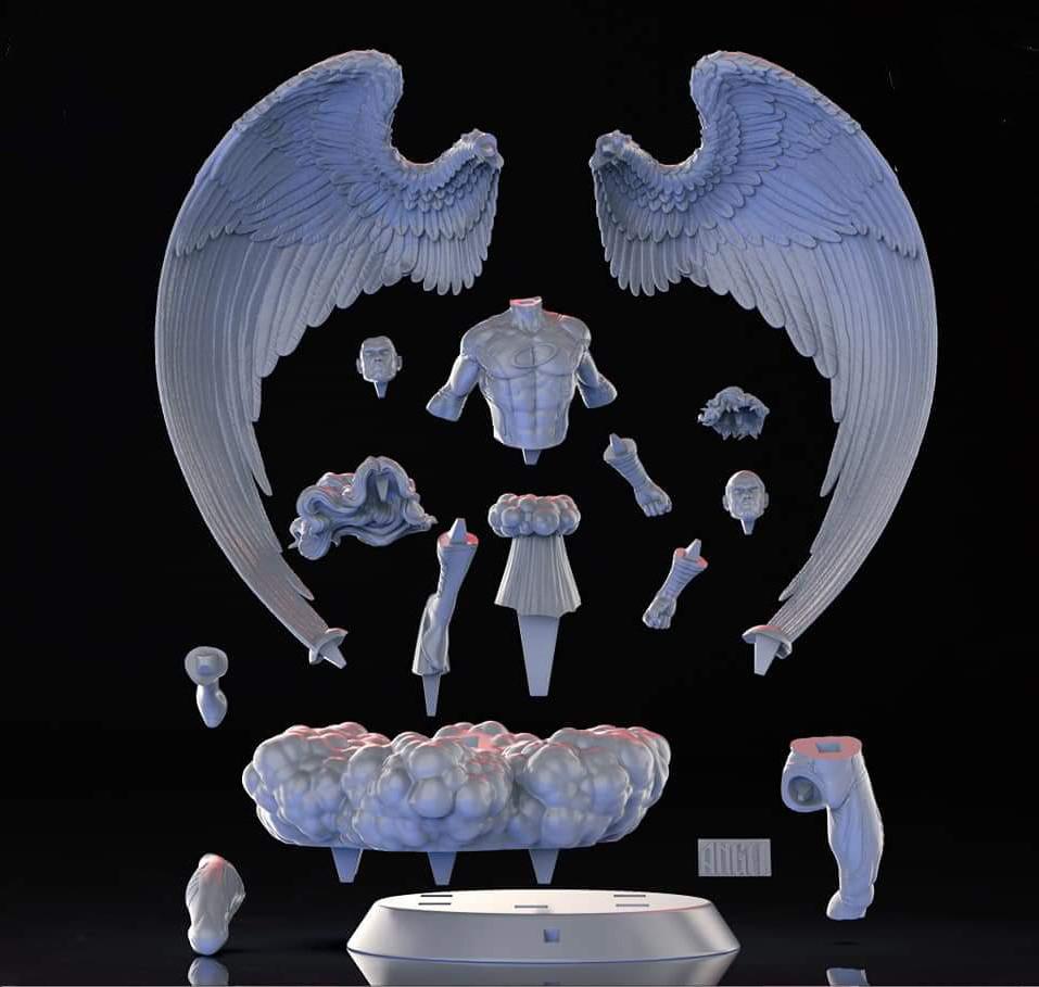 X战警 天使3D打印模型
