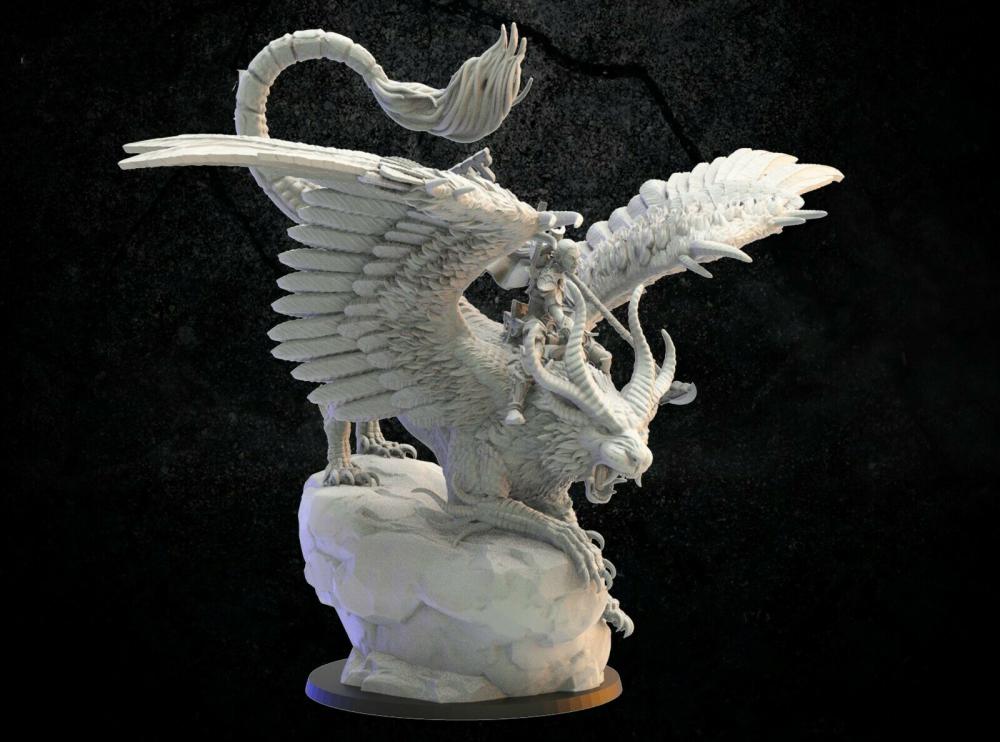 战锤 黑暗精灵兽王3D打印模型