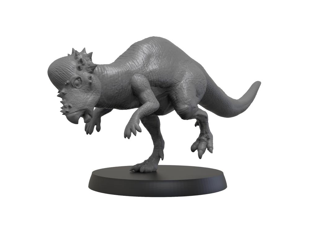 恐龙 肿头龙3D打印模型