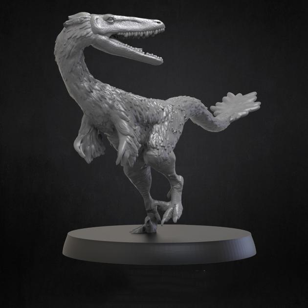 恐龙 南方盗龙3D打印模型