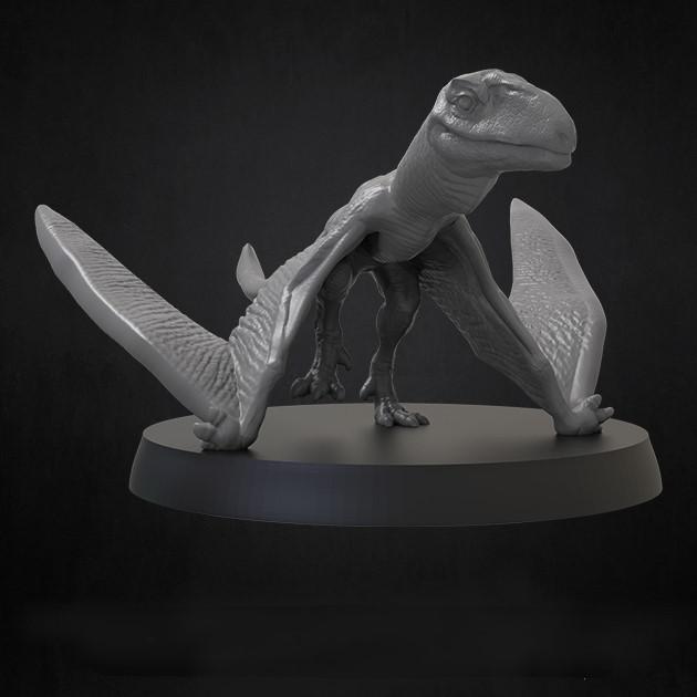 恐龙 双形齿兽3D打印模型