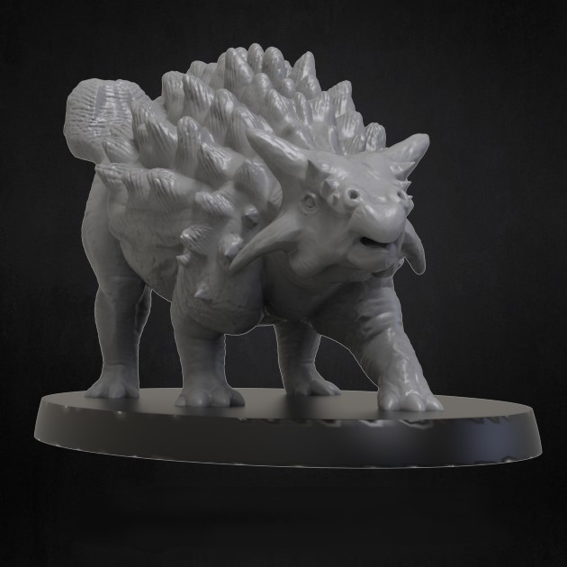 恐龙 甲龙3D打印模型