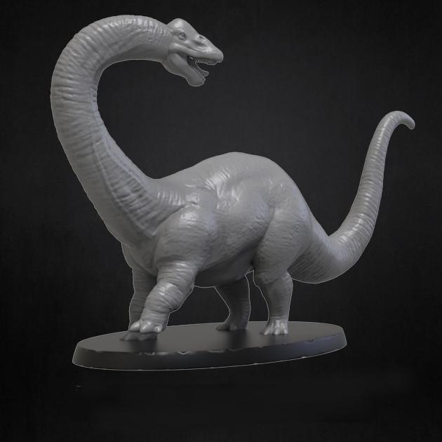 恐龙 雷龙3D打印模型