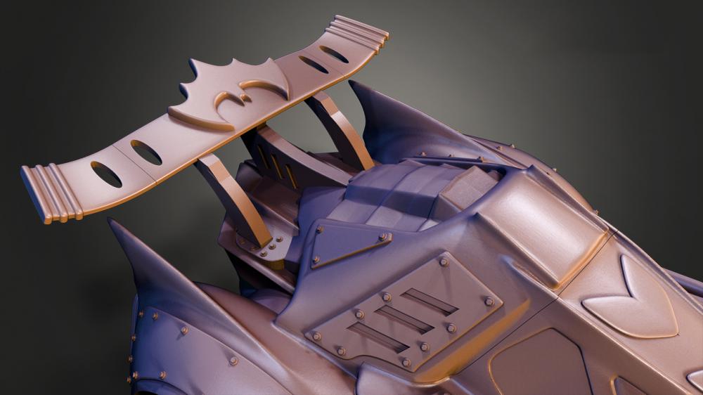 蝙蝠战车3D打印模型